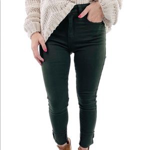 KanCan Olive Skinny Jeans High Rise Size 9 / 28